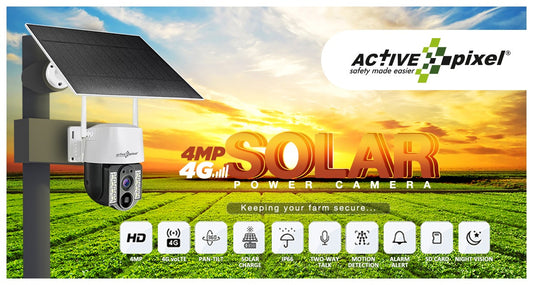 solar powered outdoor cctv camera