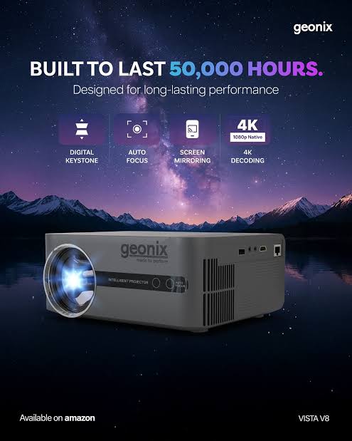 📽️ *Geonix Vista V8 Smart Projector*