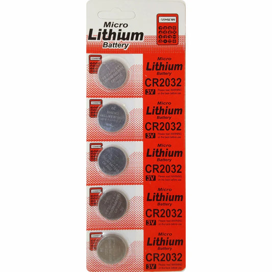 Micro Lithium coin Battery CR2032 3v use of Calculators,Watch,temp bottle(Pack of5pc) 110 Ah Battery