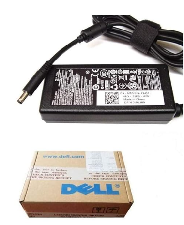 Dell Original 65W 19.5v 4.5mm Pin Laptop AC Adapter-Black (Part Code MGJN9)