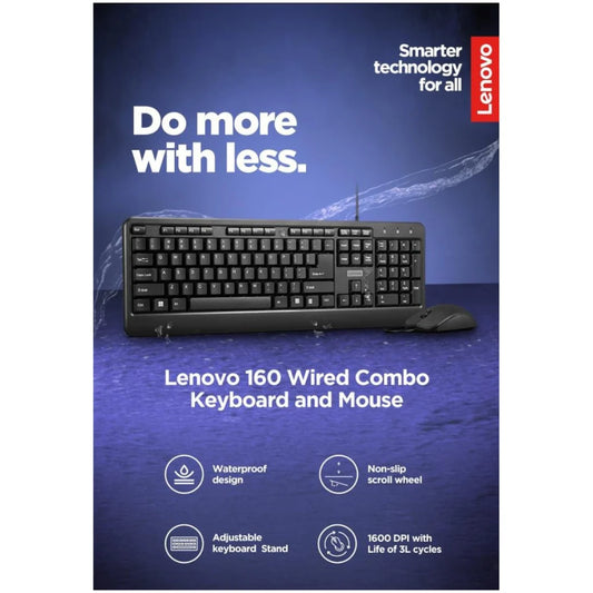 Lenovo 160 wired combo Gandhidham