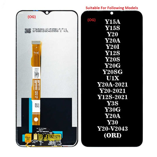 Vivo Y20/Y20s/Y20i LCD Display+Touch Screen Combo Folder